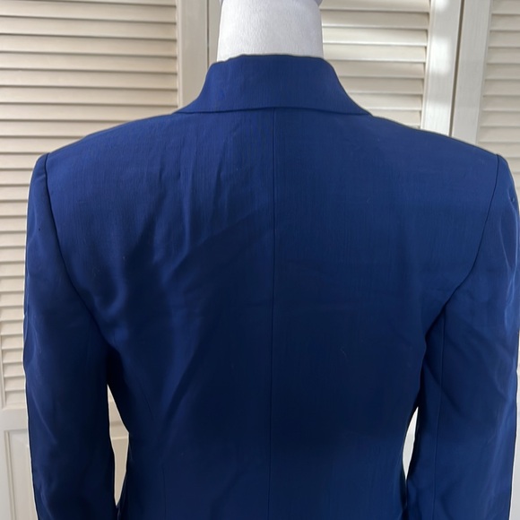 Nordstrom Classique Entier 2 button blue Jacket/Blazer - Picture 7 of 8